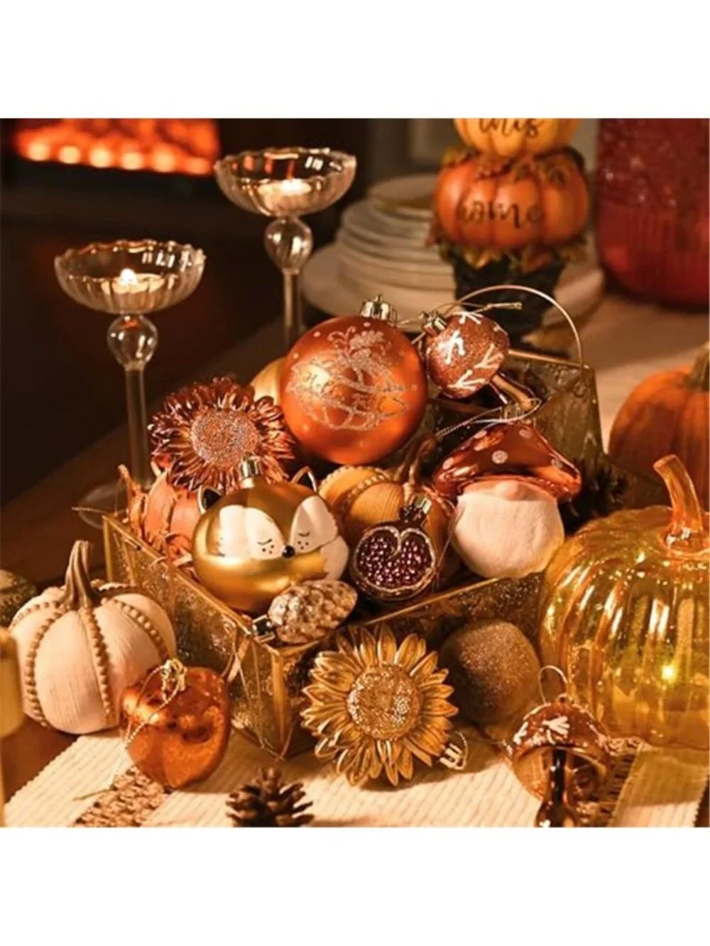 50ct Fall Tree Decorations Ornaments for Home